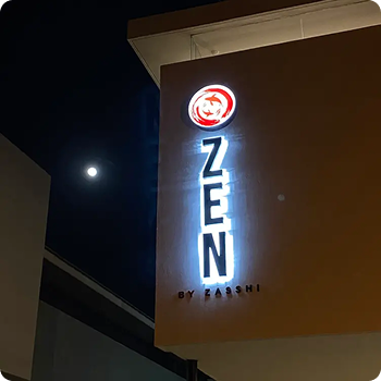 Platillo elegante del Restaurante Zen en La Primavera, Culiacán